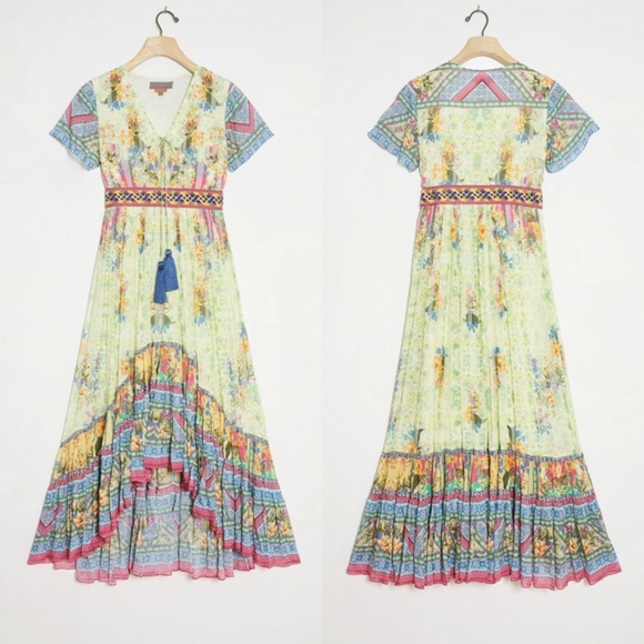 Anthropologie Bhanuni Jyoti Arianna Maxi Dress - Picture 1 of 11